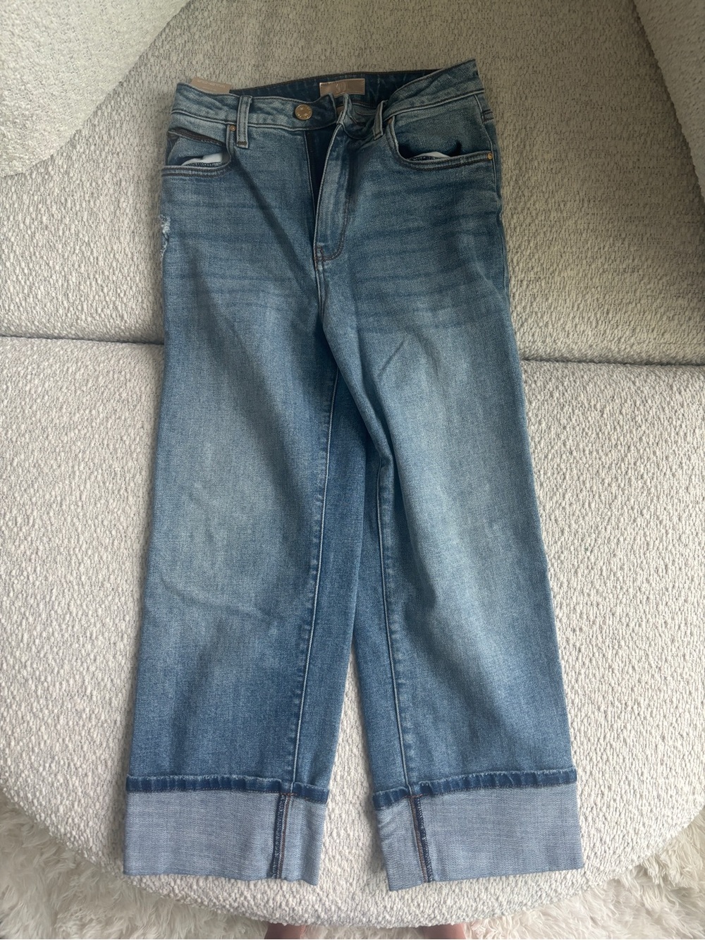 Kut from the Kloth Medium Blue Boot-Cut Jeans